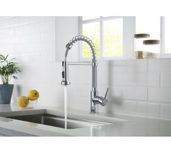 Смеситель для кухни Aquatek ЕВРОПА 2 jet профессиональный AQ1387CR 00000135190