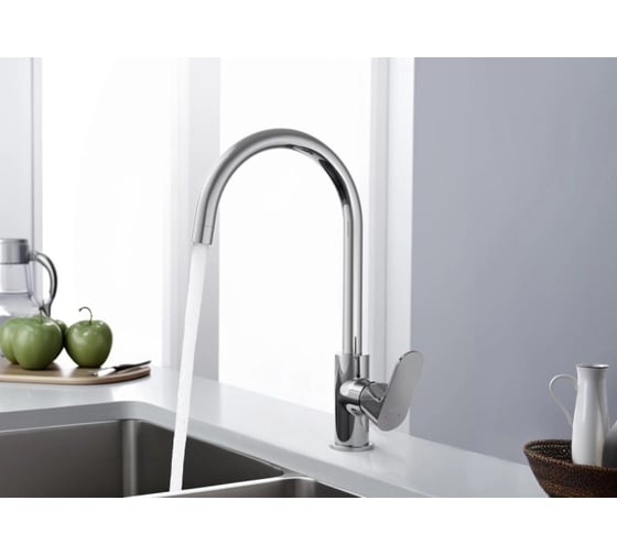Смеситель для кухни Aquatek ОБЕРОН AQ1282CR 00000135146