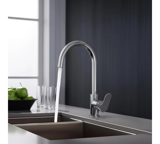 Смеситель для кухни Aquatek ОБЕРОН AQ1282CR 00000135146