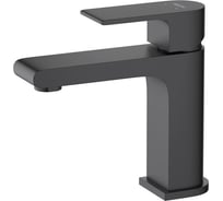 Смеситель для раковины Aquatek ЛИРА 103, без донного клапана, матовый черный AQ1410MB 00000135225