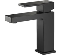 Смеситель для раковины Aquatek ЛИБРА 114, без донного клапана, матовый черный AQ1610MB 00000135301