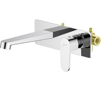 Смеситель для раковины Aquatek ОБЕРОН настенный, внешняя и скрытая часть AQ1213CR 00000135138