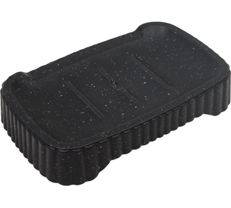Мыльница Econova "VELVET" 138x87x25 мм, черный гранит 433239650