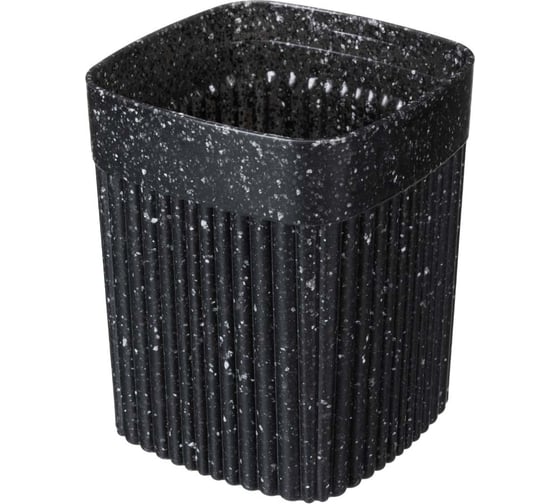 Стакан Econova "VELVET" 90x90x110 мм, 0.65 л, черный гранит 433239350