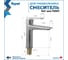 Смеситель для раковины Teymi Kati хром T10217 ЦБ-00269217 4