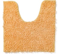 Коврик с вырезом для туалета Roomis Макароны, 60x60 см 60x60Yellow