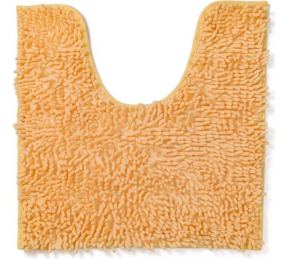 Коврик с вырезом для туалета Roomis Макароны, 60x60 см 60x60Yellow 1