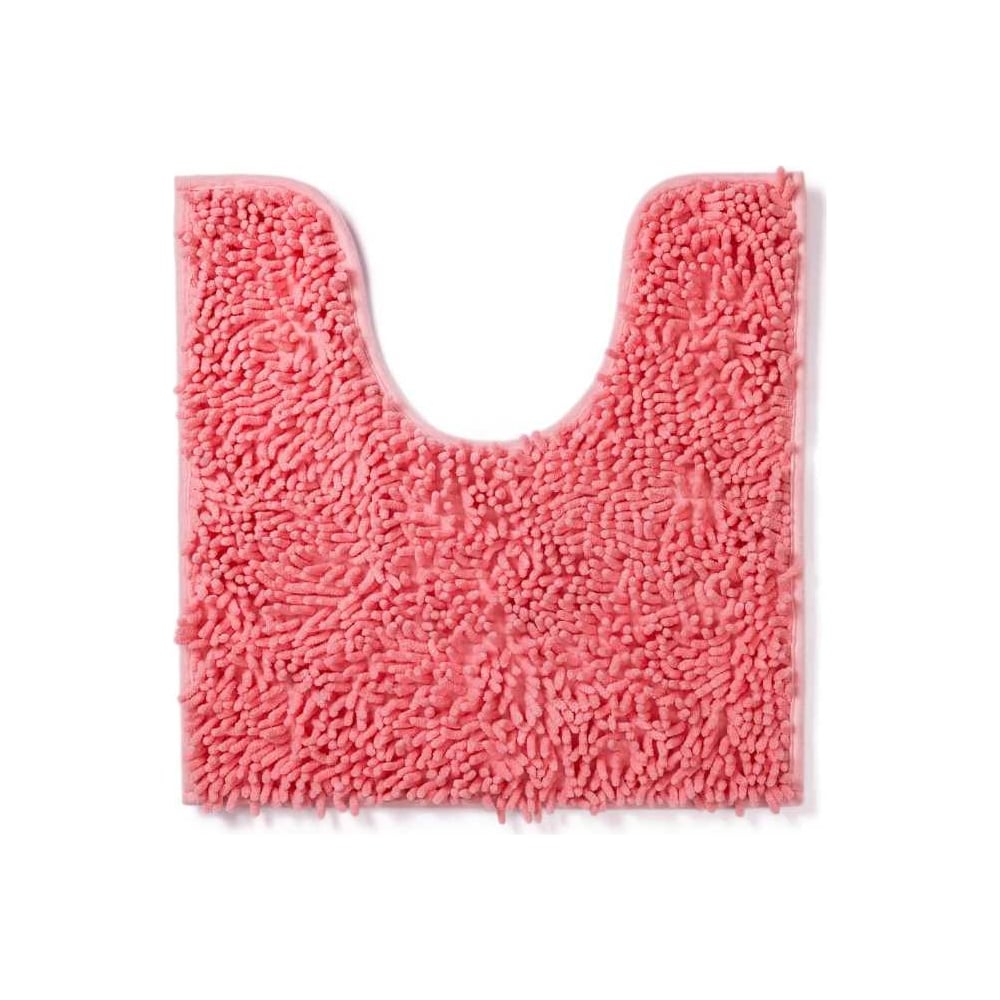 Коврик с вырезом для туалета Roomis Макароны, 60x60 см 60x60Pink ...