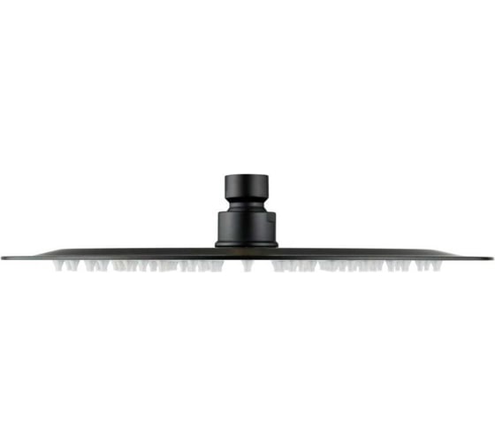 Круглый верхний душ AQUATEK 250х2 мм, матовый черный AQ2073MB 00000135351