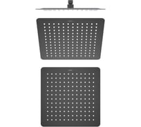 Квадратный верхний душ AQUATEK 300х300х2 мм, матовый черный AQ2074MB 00000135353