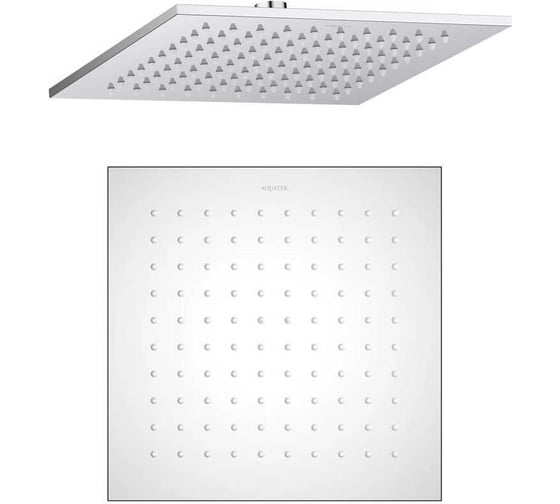 Квадратный Верхний душ AQUATEK 250х250х7 мм AQ2076CR 00000135356