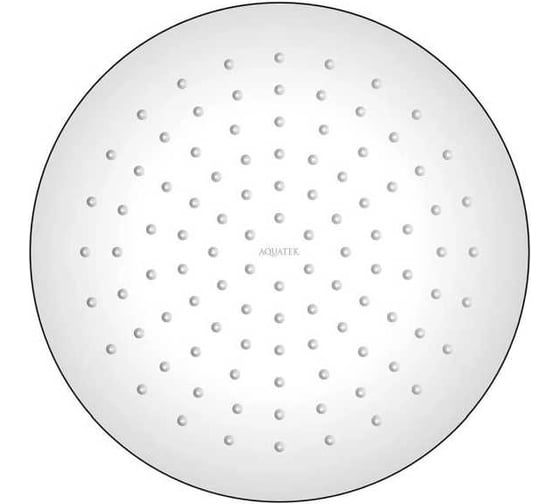 Круглый верхний душ AQUATEK 250х7 мм AQ2077CR 00000135358 1