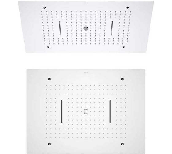 Верхний душ AQUATEK 600х430 мм, 3 jet (внешняя и скрытая часть) AQ2083CR 00000135366 1