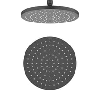 Круглый верхний душ AQUATEK 220х12 мм, матовый черный AQ2086MB 00000135373