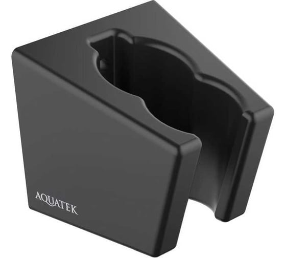 Держатель ручного душа AQUATEK матовый черный AQ2402MB 00000135440 1