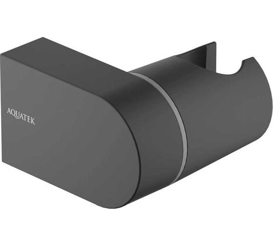 Держатель ручного душа AQUATEK матовый черный AQ2406MB 00000135451