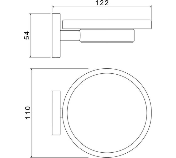 Мыльница AQUATEK ЕВРОПА AQ4103CR 00000135514