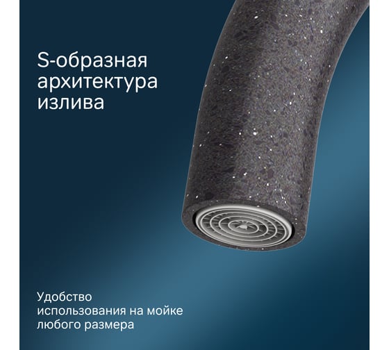 Смеситель для кухни AM.PM Like элегантный черный F8007122