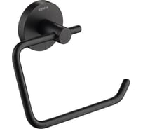 Бумагодержатель AQUATEK ЕВРОПА квадратный, матовый черный AQ4118MB 00000135525