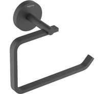 Бумагодержатель AQUATEK БЕТТА квадратный, матовый черный AQ4608MB 00000135685