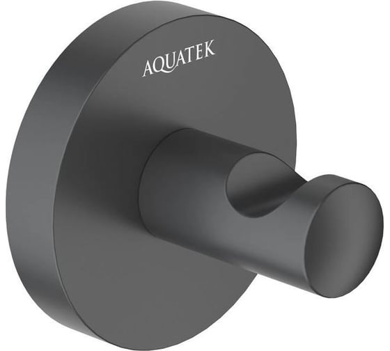 Крючок AQUATEK ОБЕРОН матовый черный AQ4201MB 00000135539