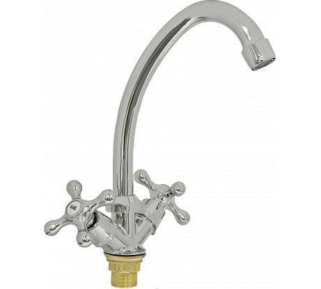 Смеситель для кухни ROEGEN 1/2" рез., на гайке RP033A