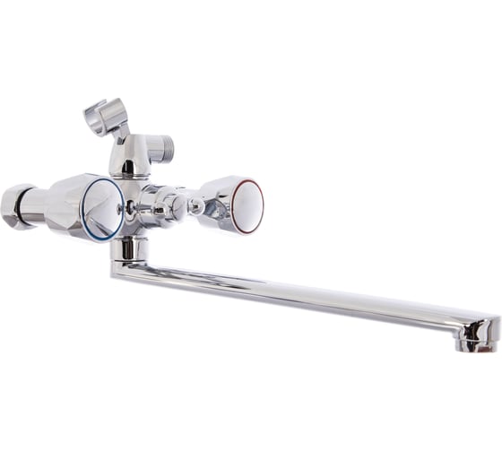 Смеситель для ванны ROEGEN 1/2" м/к, плоский излив RR120B