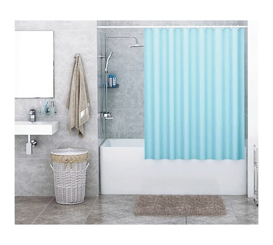 Шторка для ванной WasserKraft Oder SC-30201