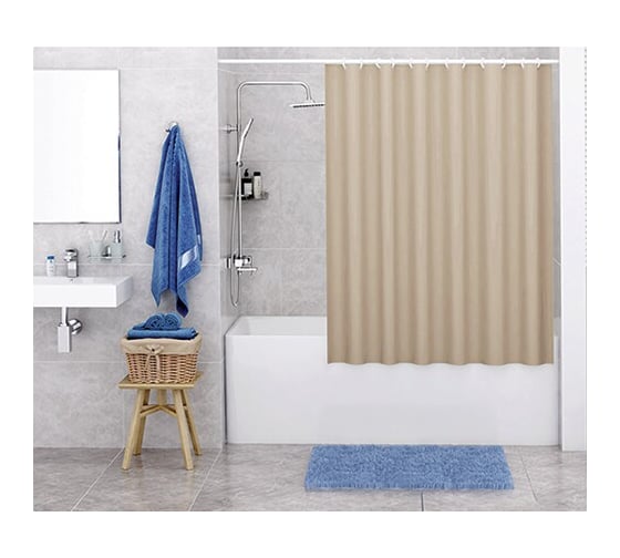 Шторка для ванной WasserKraft Oder SC-30601