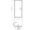 Душевая дверь WasserKraft Зальм (Salm) 27I27 3