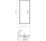 Душевая дверь WasserKraft Зальм (Salm) 27I04 4