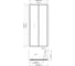 Душевая дверь WasserKraft Везер (Weser) 78F04 4