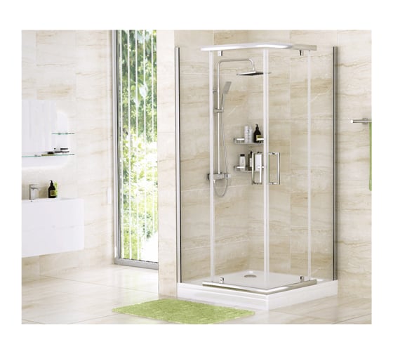 Душевой уголок WasserKRAFT Leine 90х90, квадрат 35P03