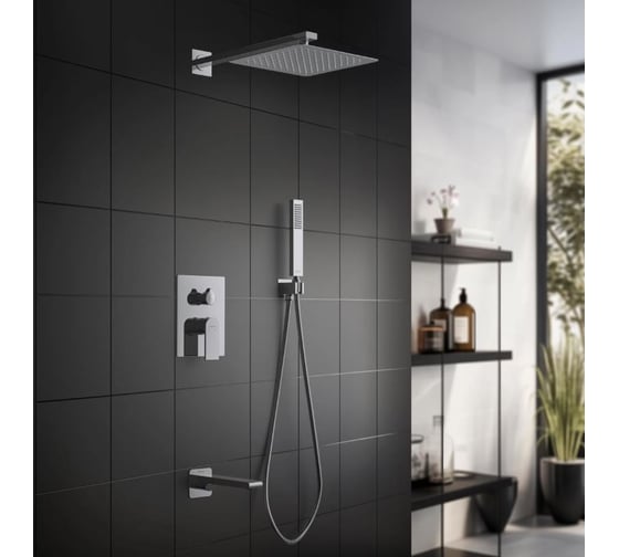 Душевой комплект Aquatek ЛИРА Set 4 в 1 AQ1473CR 00000135252