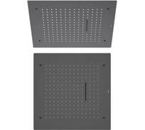 Верхний душ Aquatek (внешняя и скрытая часть), матовый черный AQ2082MB 00000135365