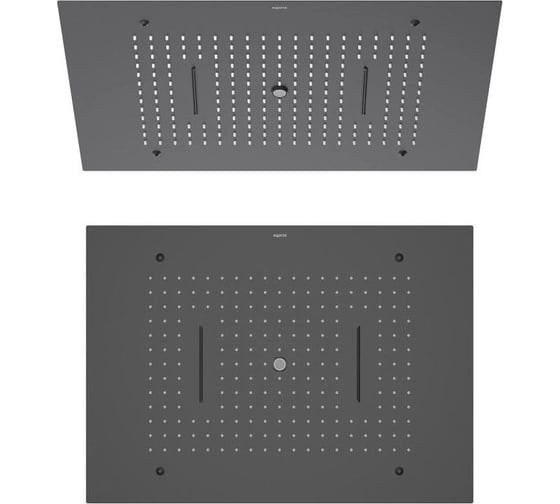 Верхний душ Aquatek (внешняя и скрытая часть), матовый черный AQ2083MB 00000135367