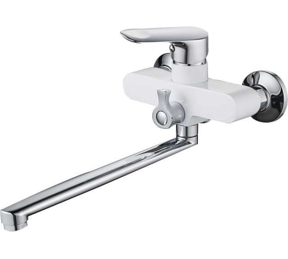Смеситель для ванны ECONOCE D35-A, серия 280, белый EC0282WT