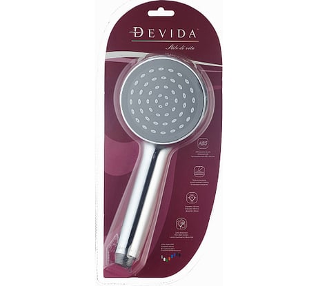 Лейка DEVIDA 002 серая, 1-позиционная, в блистере DVC01002BT