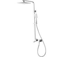 Душевая система со смесителем для ванны/душа SmartSant Велнес поворотный излив, комплект: штанга, одна функция SM1607AA