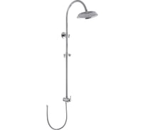 Душевая система для подключения к смесителю штанга, верхний душ, шланг держатель, хром SM2607AA