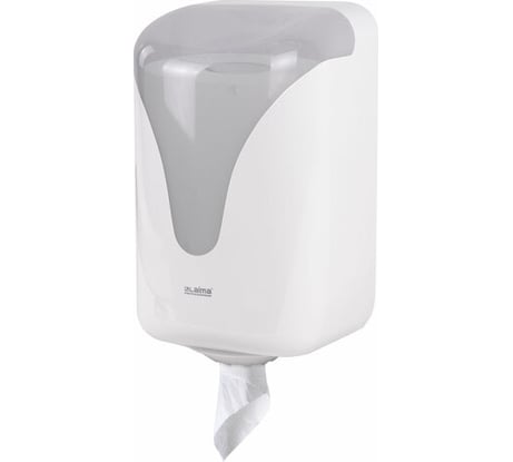 Диспенсер для полотенец LAIMA Professional Ultra с центральной вытяжкой (M1/M2), белый, Abs, 607766