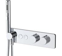 Встраиваемый смеситель ALLEN BRAU 5.33010-00 LIBERTY вывод на ручной душ+дополнительный вывод, Push key, термостат, скрытая часть, хром (314348) 00314348
