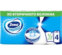 Полотенце бумажное ZEMMA/ 2-х слойное, спайка 4шт.х15м, белое, 1440991, ш/к 57356 ZEWA 126254