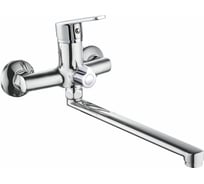 Смеситель для ванны VODA "Level" излив 350 мм LV31