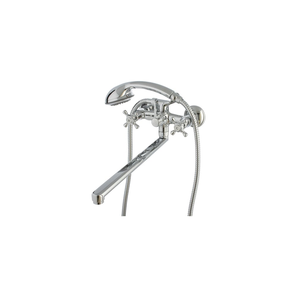 Смеситель для ванны/душа SmartSant Классик нью плоский излив 350 мм, с ...