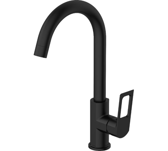 Смеситель для кухни VODA "Surf Black" R-излив SF519B