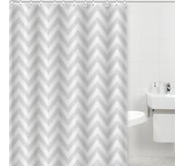Штора для ванной комнаты Gota Rocio Grey Aqua 180_180 1/25 16206 00016206