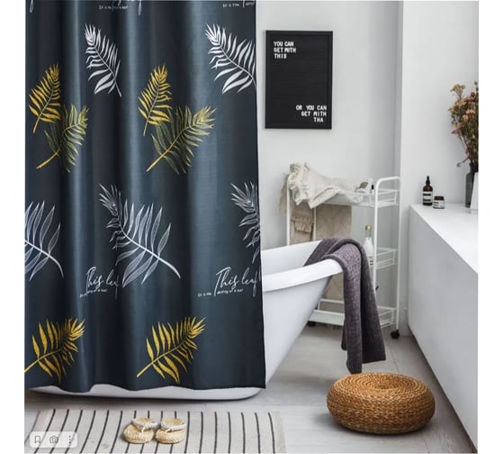 Штора для ванной комнаты Gota Rocio 8827 Jungle 180х180 см 16222 1