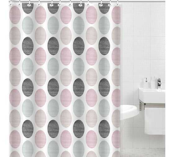 Штора для ванной комнаты Gota Rocio Colorful 180х180 1/25 16209 1
