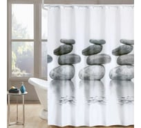 Штора для ванной комнаты Gota Rocio 8862 Stone 180х200 см 1/25 16215